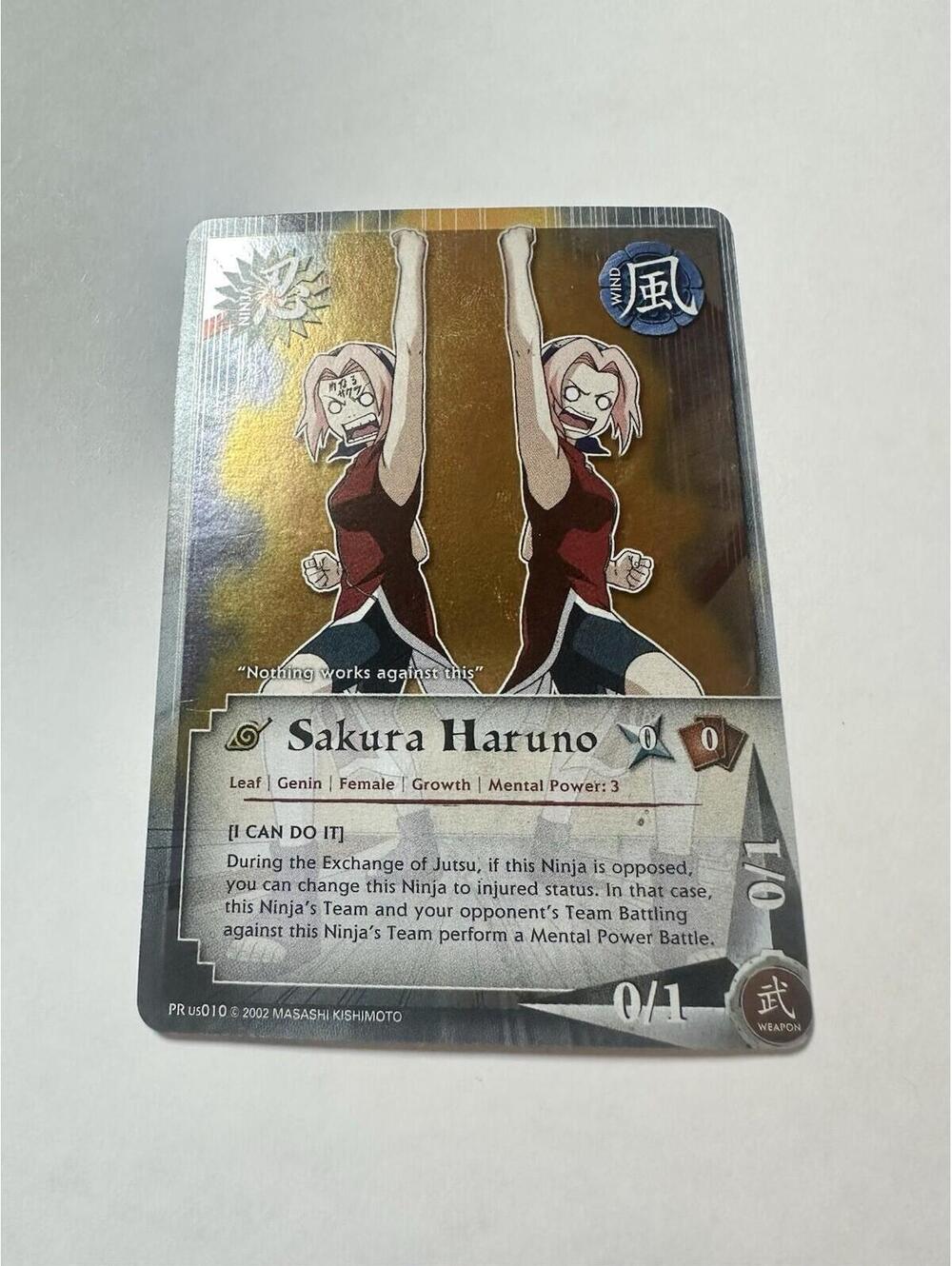 Naruto CCG 2006 Sakura Haruno #PR US010 Holo Promo Foil